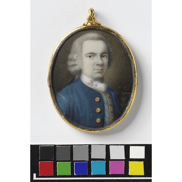 Portrait miniature - Self-portrait of C. Dixon Portrait miniature - Self-portrait of C. Dixon