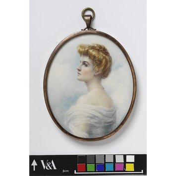 Miniature - Portrait of Mrs Jean Elizabeth MccGwire, née Adair Miniature - Portrait of Mrs Jean Elizabeth MccGwire, née Adair