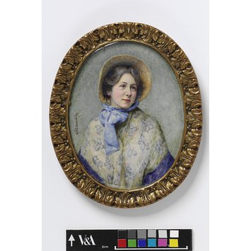 Portrait miniature - Portrait of Eileen Marshall Portrait miniature - Portrait of Eileen Marshall