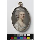 Portrait of Charlotte Leighton (Portrait miniature)