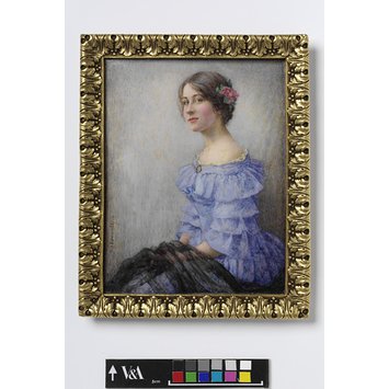 Portrait miniature - Portrait of Eileen Marshall Portrait miniature - Portrait of Eileen Marshall