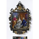 Portrait of Mr John Knight MP and family (Enamel miniature) Portrait of Mr John Knight MP and family (Enamel miniature)