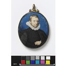 An Unknown Man Aged 27 (Portrait miniature)