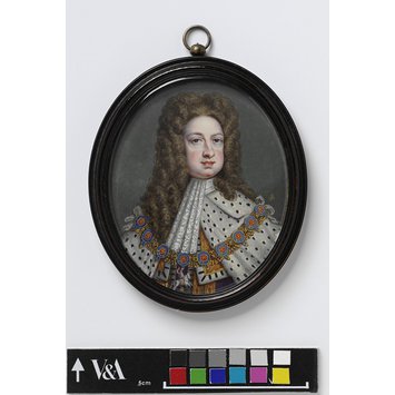 Portrait miniature - King George I