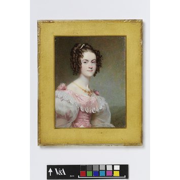 Portrait miniature - Miss Burnaby Green Portrait miniature - Miss Burnaby Green
