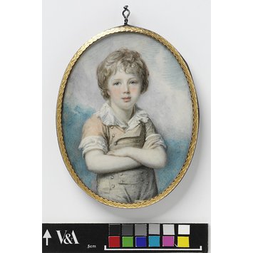 Unknown boy, perhaps Sir Frederick Augustus D'Este (1794-1848) (Portrait miniature)