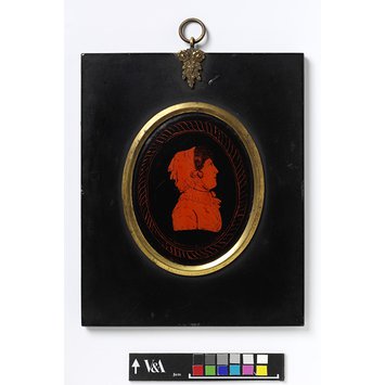 Portrait miniature - Portrait of an unknown woman Portrait miniature - Portrait of an unknown woman
