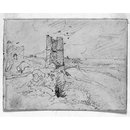 Hadleigh Castle, near Southend (Drawing)
