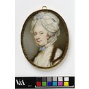 Miniature - Portrait of an unknown woman