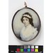 Portrait miniature - Portrait of an unknown woman Portrait miniature - Portrait of an unknown woman