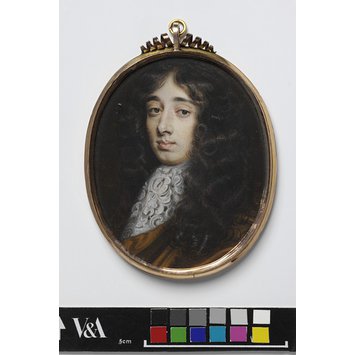 Portrait miniature - An Unknown Man, possibly James II as Duke of York Portrait miniature - An Unknown Man, possibly James II as Duke of York