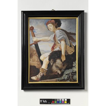 Miniature - David with the head of Goliath