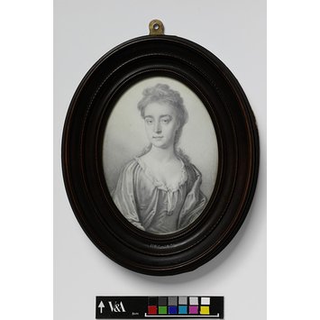 Portrait of a woman known as Sarah Churchill (Portrait miniature)