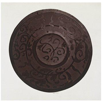 Photograph - Reverse of a majolica plate