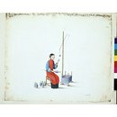 Woman spooling (Painting)