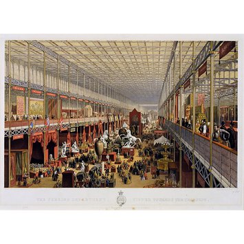Print - The Foreign Department, viewed towards the transept Print - The Foreign Department, viewed towards the transept