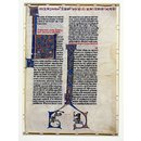 Leaf from the Teutonic Knights Bible (Manuscript)