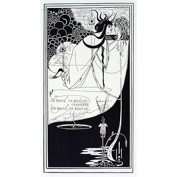 Print - Design for The Climax from Oscar Wilde's Salome; J'ai baisé ta bouche Iokanaan