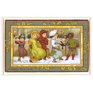 Greetings card - Robin Hood & the Blackbird: a Tale of a Christmas Dinner