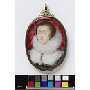 Miniature - Portrait of Elizabeth of Bohemia, daughter of James I