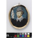 Man Clasping a Hand from a Cloud, perhaps Lord Thomas Howard (Portrait miniature)