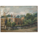View of Lower Terrace, Hampstead (Oil painting)