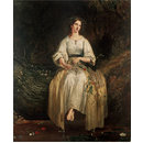 Ophelia Weaving Her Garlands (Oil painting)