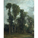 Oil painting - Trees at Hampstead: The Path to Church