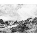Oil painting - Branch Hill Pond, Hampstead