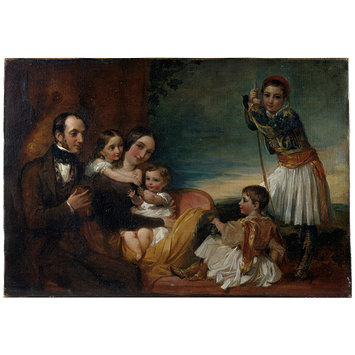 Oil painting - The Family of Alexander Constantine Ionides