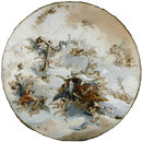 St Leo in Glory (sketch for the ceiling of the church of San Lio, Venice) (Oil painting) St Leo in Glory (sketch for the ceiling of the church of San Lio, Venice) (Oil painting)