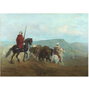 Oil painting - Arab Horse Soldiers; Spahis