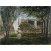 Oil painting - A Garden Scene