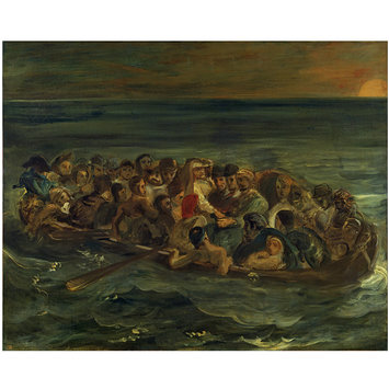 Oil painting - The Shipwreck of Don Juan: A Sketch; La barque de don juan. Première pensée.