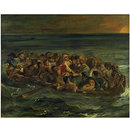 The Shipwreck of Don Juan: A Sketch; La barque de don juan. Première pensée. (Oil painting)