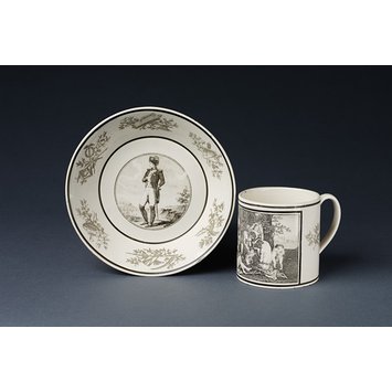 Coffee can and saucer Coffee can and saucer