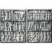 Panels - Scenes from the Life of Christ; Three Saints; The Entombment; The Deposition; The Incredulity of St. Thomas; The Healing of the Demoniac; The Death of the Virgin