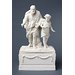 Figure group - The blind Belisarius led by a boy over a serpent