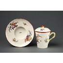 Chocolate cup, cover and saucer