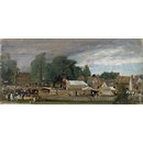 A Village Fair, probably at East Bergholt (Oil sketch)