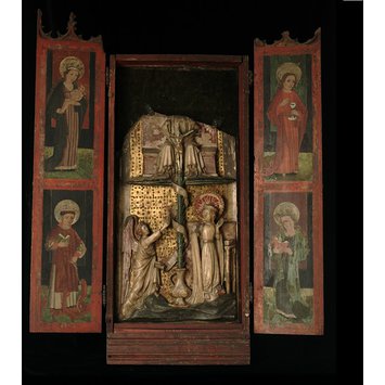 Panel - The Annunciation with Trinity