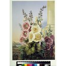 Hollyhocks (Print) Hollyhocks (Print)