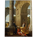 Artists Sketching among Antique Ruins (Oil painting) Artists Sketching among Antique Ruins (Oil painting)