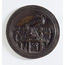 Roundel - The Virgin and Child with four angels; The Chellini Madonna