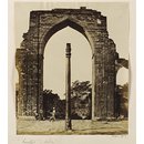 The Arches and Iron Pillar near the Kutub Minar (Photograph)
