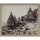 Vishnu Pud and Other Temples near the Burning Ghat, Benares (Varanasi) (Photograph)