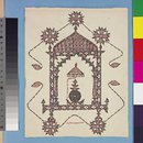 Shrine composed of Bengali characters (Painting)