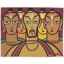 Five Vishnu Devotees (Painting)