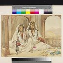 Two natch girls, Kashmir (Painting) Two natch girls, Kashmir (Painting)
