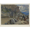 Bridge of ropes on the Sutlej (Painting) Bridge of ropes on the Sutlej (Painting)